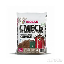Торфяная смесь для компоста туалета Biolan Биолан